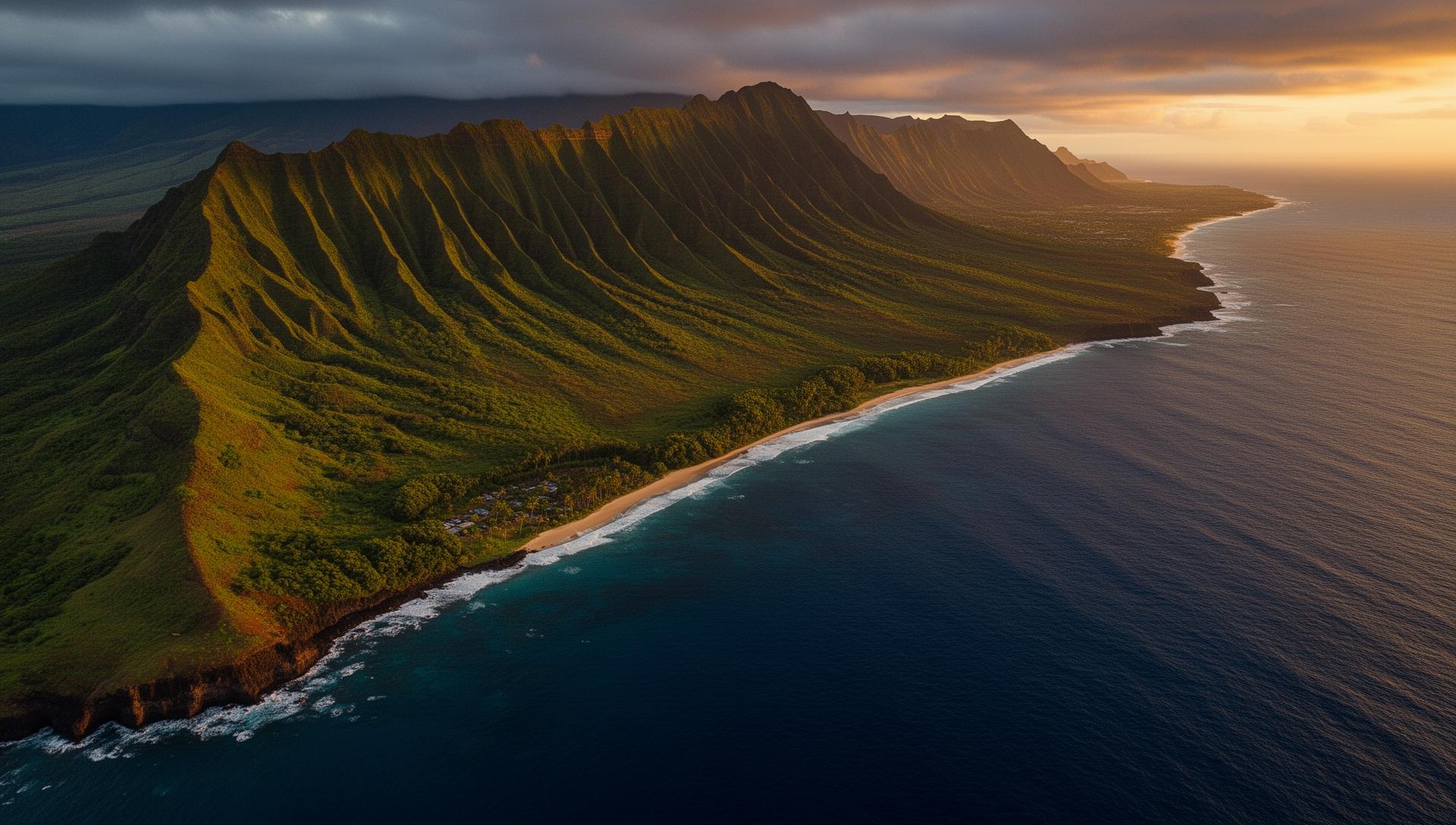 Scenic Hawaii coastline representing Hoku Insurance's commitment to protecting island properties